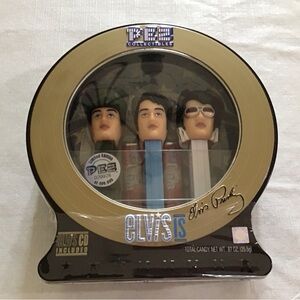 Elvis Presley Pez Collectibles with CD